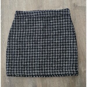 Ann‎ Taylor  Houndstooth Tweed Skirt Size 12